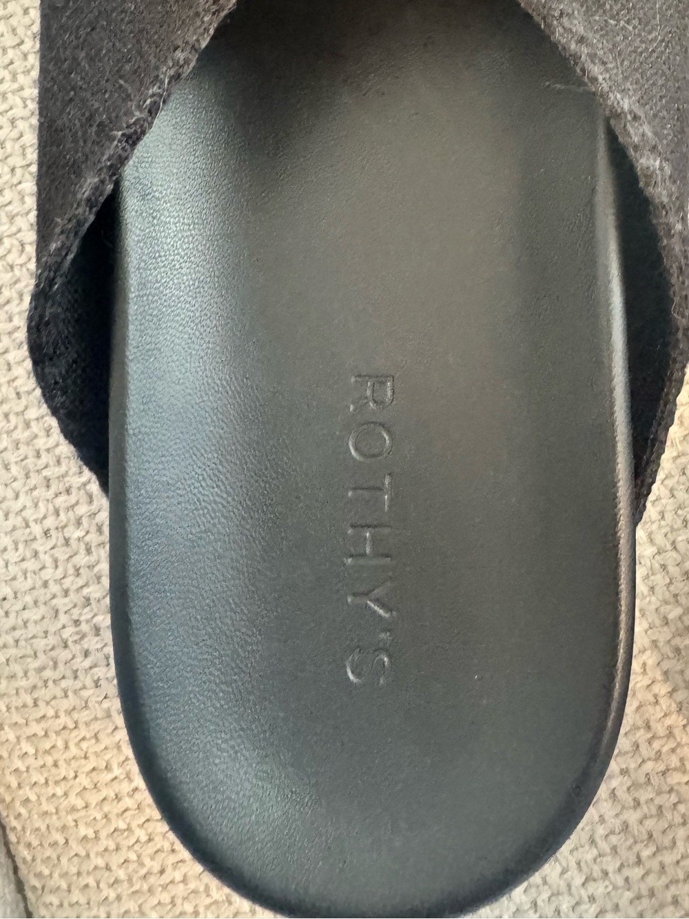 Rothys EUC The Weekend Slide Black Size 10.5 - Picture 6 of 11
